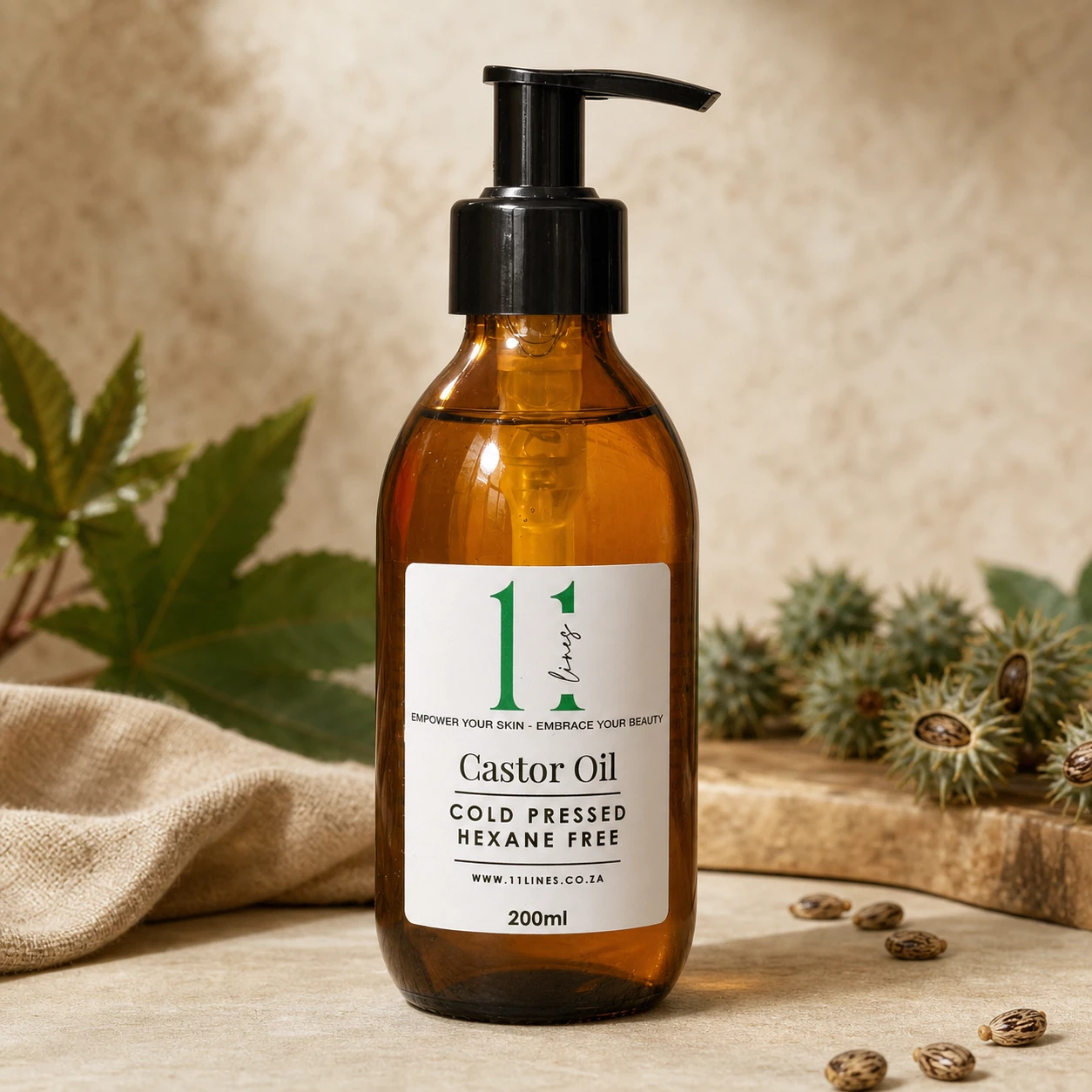 11Lines 500 millilitre castor oil product